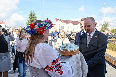 Праздник тружеников села. В Дзержинске проходят областные \"Дажынкі\"