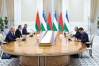 Премьер-министр Беларуси встретился с президентом Узбекистана