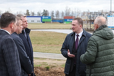 На повестке - перспективы реализации инвестпроектов. Турчин посетил \"БЕЛДЖИ\"