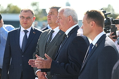 Лукашенко посещает Березовский район