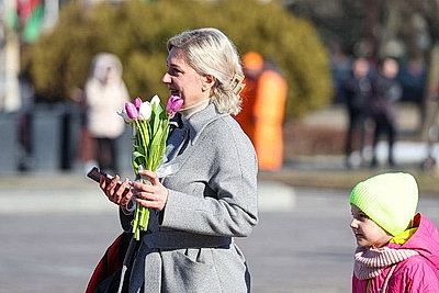 \"Заряд эндорфинами и цветы на финише\". \"Красивый забег\" прошел в Минске
