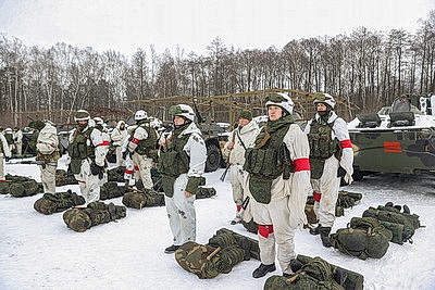 Соединение сил спецопераций в Бресте приведено в повышенную готовность во время проверки ВС