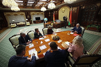 Лукашенко пообщался с журналистами