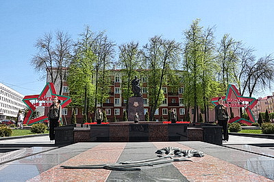 Города Беларуси украсили ко Дню Победы