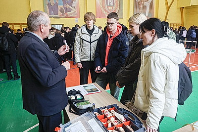 Могилевский институт МВД в день открытых дверей посетили около 1 тыс. школьников