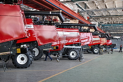 Зерноуборочный самоходный комбайн GS12A1 удостоен Знака качества