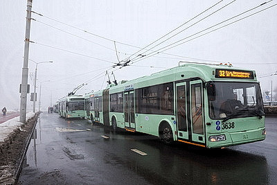 В Минске из-за повреждения контактной сети остановилось движение троллейбусов на многих маршрутах