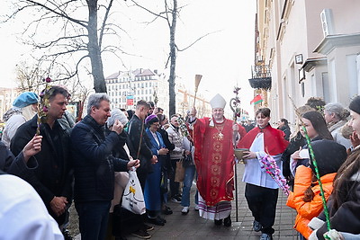 Католики отпраздновали Вход Господень в Иерусалим