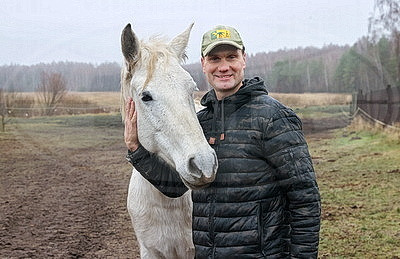 Супруги из Гомельского района разводят лошадей породы белорусская упряжная