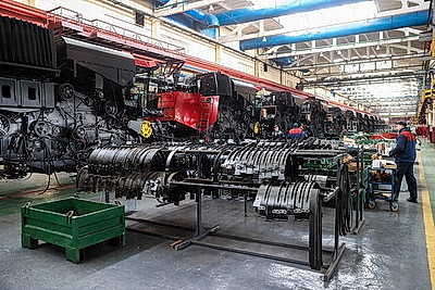 Зерноуборочный самоходный комбайн GS12A1 удостоен Знака качества