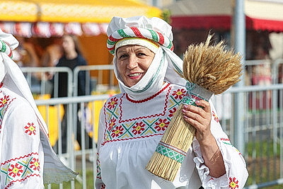 Праздник тружеников села. В Дзержинске проходят областные \"Дажынкі\"