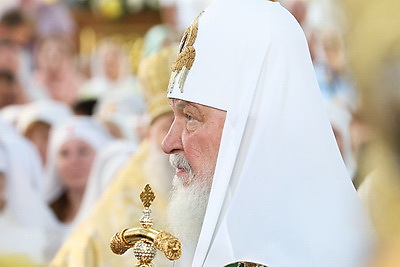 Патриарх Кирилл возглавил Божественную литургию в Свято-Воскресенском соборе Бреста