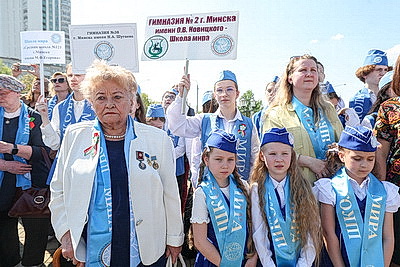 В Минске прошла международная патриотическая акция \"Огонь памяти\"