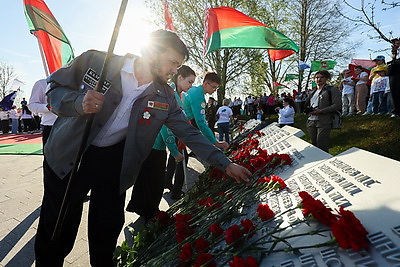 \"Прорыв Победы\". Патриотическая акция прошла в Ушачском районе
