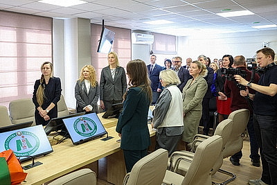 Каранкевич представил нового министра информации коллективу ведомства