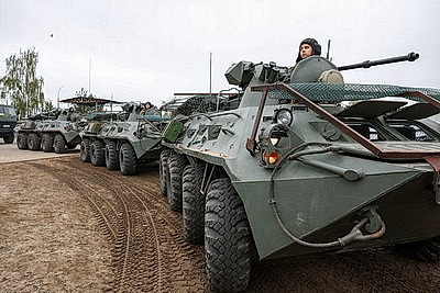 Одно из подразделений 38-й бригады приведено в готовность во время проверки ВС