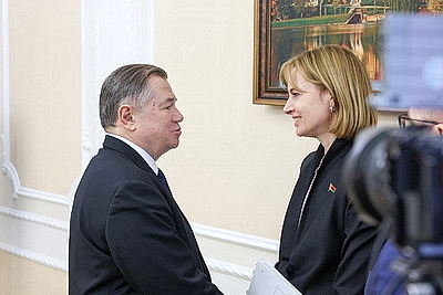 В Совмине состоялась встреча с государственным секретарем Союзного государства