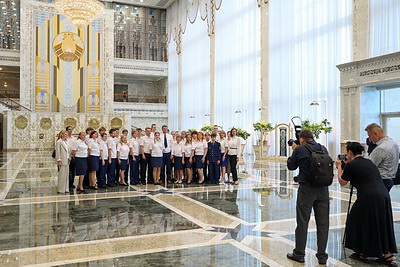 Настоящее и будущее железных дорог. Дворец Независимости посетили представители стальной магистрали