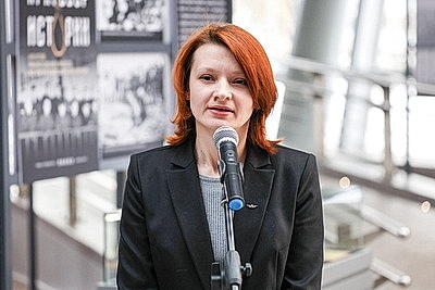 Нагрудный знак \"Бойцу Красной гвардии и Красному партизану\" представили в Музее истории ВОВ