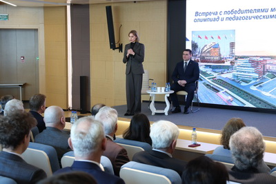 Победителей международных олимпиад чествовали в индустриальном парке \"Великий камень\"