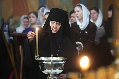 Православные верующие празднуют Крещение Господне