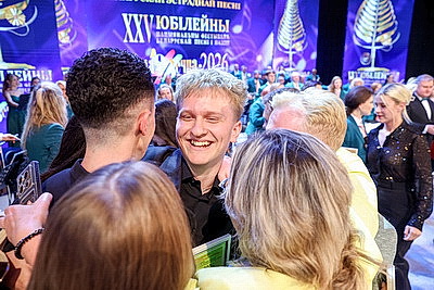 Обладателем Гран-при Национального конкурса молодых исполнителей белорусской эстрадной песни стал Данила Усс