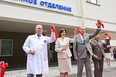 Новый диагностический корпус областного клинического кардиоцентра открыли в Гродно