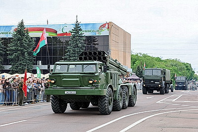 Парад военной техники, памятные акции: 9 Мая в Гомеле