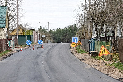 Активно включились в ремонт дорог в Гродненском районе