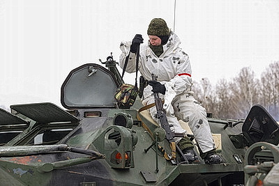 Соединение сил спецопераций в Бресте приведено в повышенную готовность во время проверки ВС