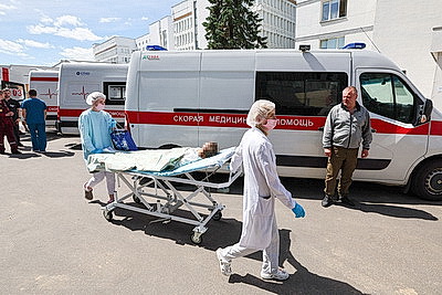 Пять пострадавших в Брянской области детей доставлены в РНПЦ детской хирургии