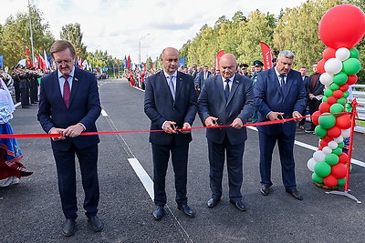 Обновлен внешний вид, усилены конструкции. В Новополоцке завершен капитальный ремонт путепровода