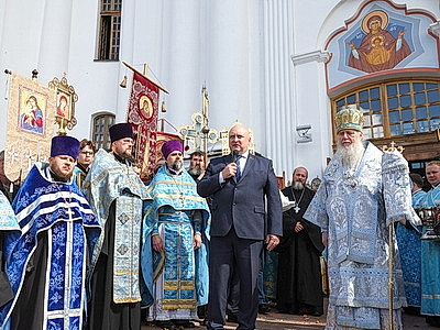 Праздничным шествием в Витебске отметили Успение Пресвятой Богородицы