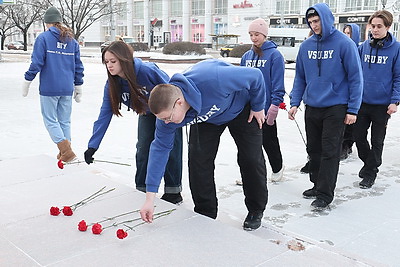 В Витебске стартовал лыжный патриотический поход по случаю 108-летия со дня рождения П.Машерова