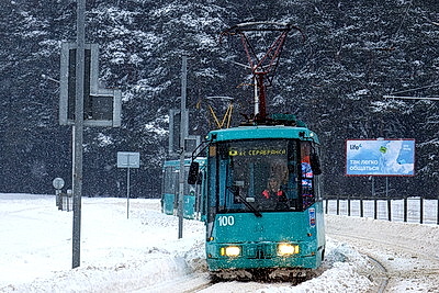 Последствия снегопада устраняют в городах Беларуси