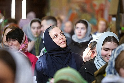 Православные верующие отметили Вербное воскресенье