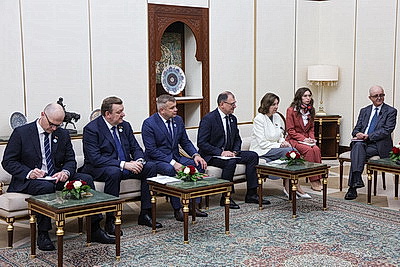 Встреча председателя Совета Республики и президента Алжира