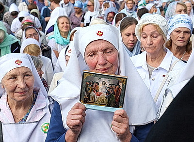 Праздничным шествием в Витебске отметили Успение Пресвятой Богородицы