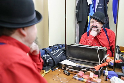Закулисье Белгосцирка