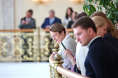 Представители предприятий-резидентов и сотрудники администрации СЭЗ \"Минск\" посетили Дворец Независимости