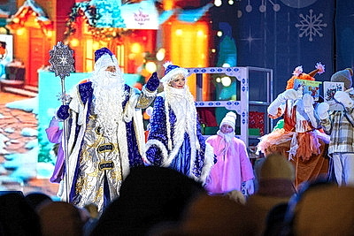 Новогодние гулянья проходят в столице и регионах