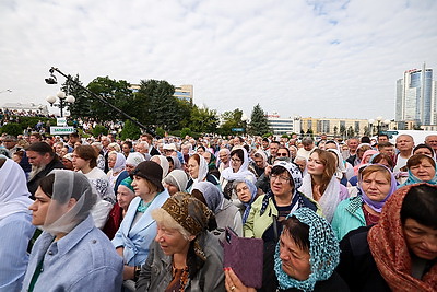 V Всебелорусский крестный ход завершился в столице в день Минской иконы Божией Матери