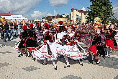 Праздник тружеников села. В Дзержинске проходят областные \"Дажынкі\"