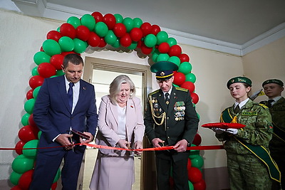 Кабинет по подготовке юных пограничников открыли в СШ №3 им. Усова в Гродно