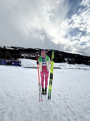 Лыжница Королева стала 34-й в олимпийском скиатлоне