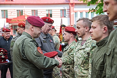 Обладателями краповых беретов стали 68 военнослужащих внутренних войск и сотрудников ОВД