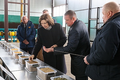 Кочанова ознакомилась с деятельностью ОАО \"Парохонское\"