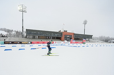 Спортсмены готовятся к Кубку Содружества по биатлону в \"Раубичах\"