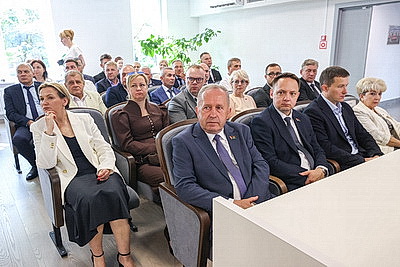 Сергеенко встретился с трудовым коллективом ГПО \"Минскстрой\" в преддверии Дня строителя