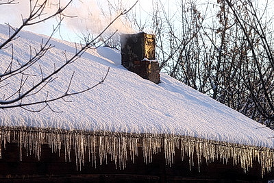 Снежный зимний день